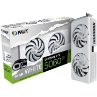 Видеокарта Palit (NE7506TU19T1-GB2061M) GeForce RTX 5060 TI 16GB White OC