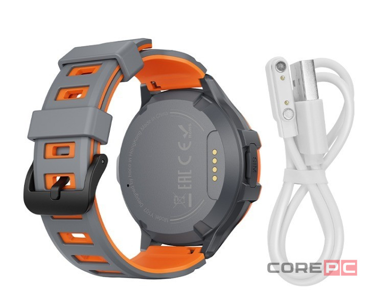 Смарт-часы детские Hoco Y107 Smart Watch оранжевые