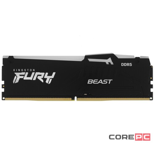 Оперативная память 16 Gb 5200 MHz Kingston FURY Beast RGB Black (KF552C36BBEA-16)
