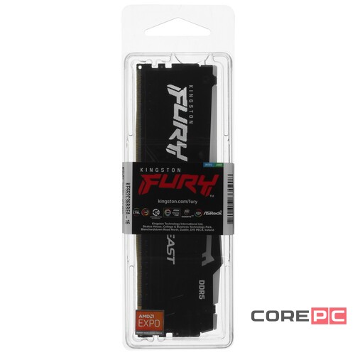 Оперативная память 16 Gb 5200 MHz Kingston FURY Beast RGB Black (KF552C36BBEA-16)