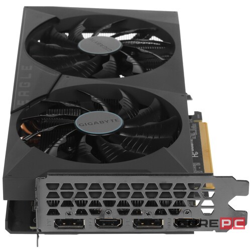 Видеокарта Gigabyte (GV-N3060EAGLE OC-12GD 2.0) GeForce RTX 3060 12GB EAGLE OC (rev. 2.0) LHR