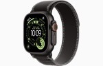 Apple Watch Ultra 3 49mm Black Titanium Case with Black/Charcoal Trail Loop (M/L)