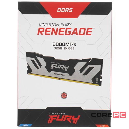 Оперативная память 32 Gb 6000 MHz Kingston FURY Renegade Black (KF560C32RSK2-32)