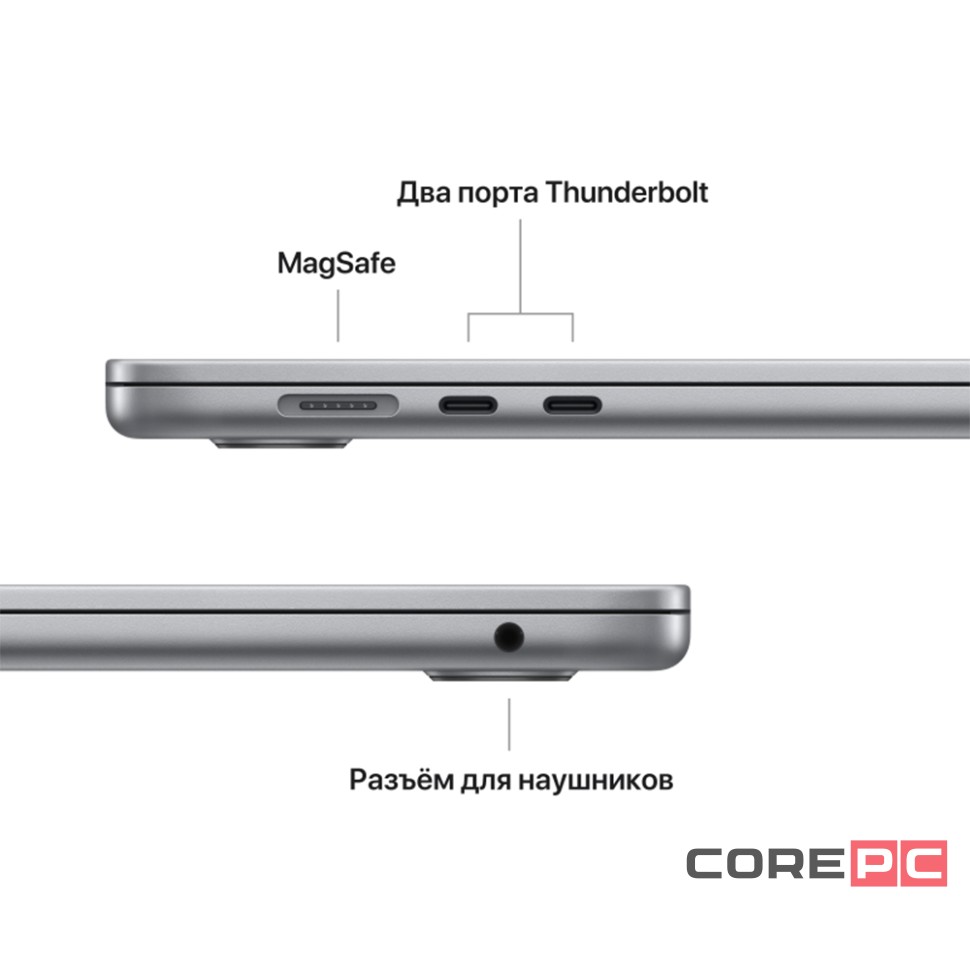 Apple MacBook Air 15 2024 M3 16/256Gb (Space Gray) (MC9D4)