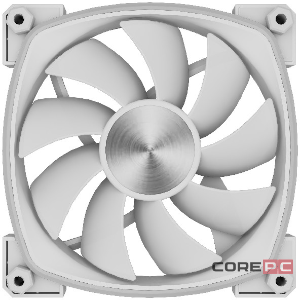 Вентилятор для корпуса Powercase (M55-12W ARGB) White