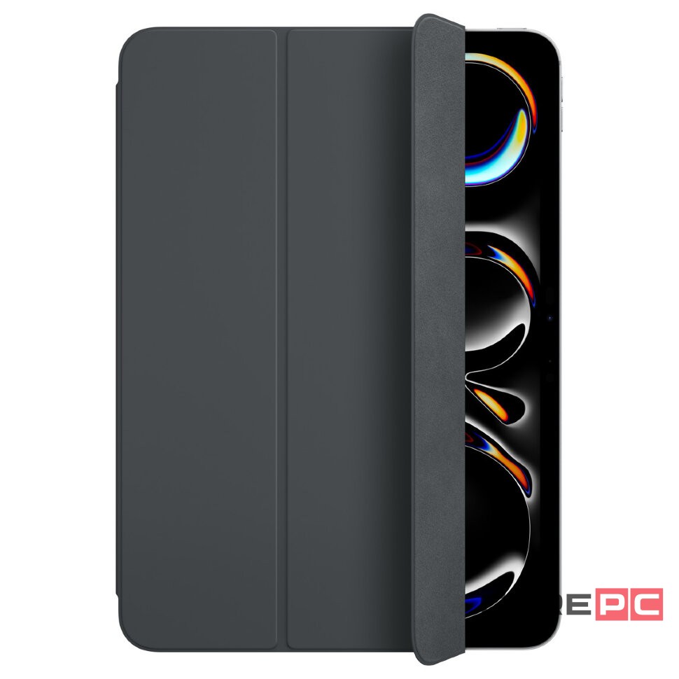 Чехол-книжка Smart Folio Cover для Apple iPad Pro 11 (2024) (полиуретан с подставкой) (Black)