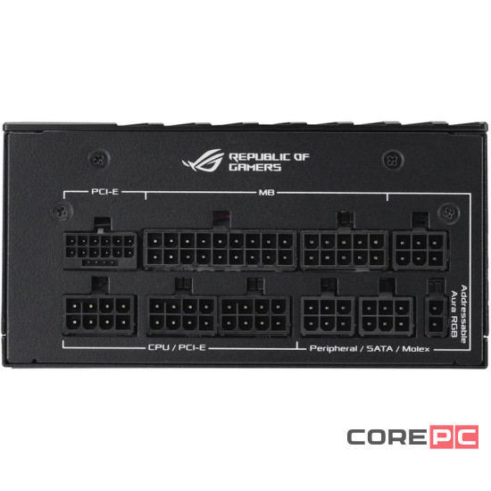 Блок питания ASUS 850W ROG-LOKI-850P-SFX-LGAMING RGB Black (90YE00N3-B0NA00) 16 Pin (PCIe 5.0 Connector Cable Details)
