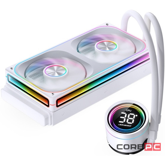 Система жидкостного охлаждения для процессора JONSBO ARGB White (TH-240)