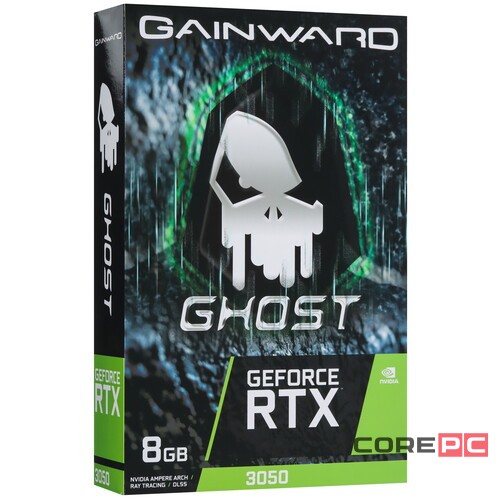 Видеокарта GAINWARD (NE63050018P1-1070B) GeForce RTX 3050 8GB GHOST