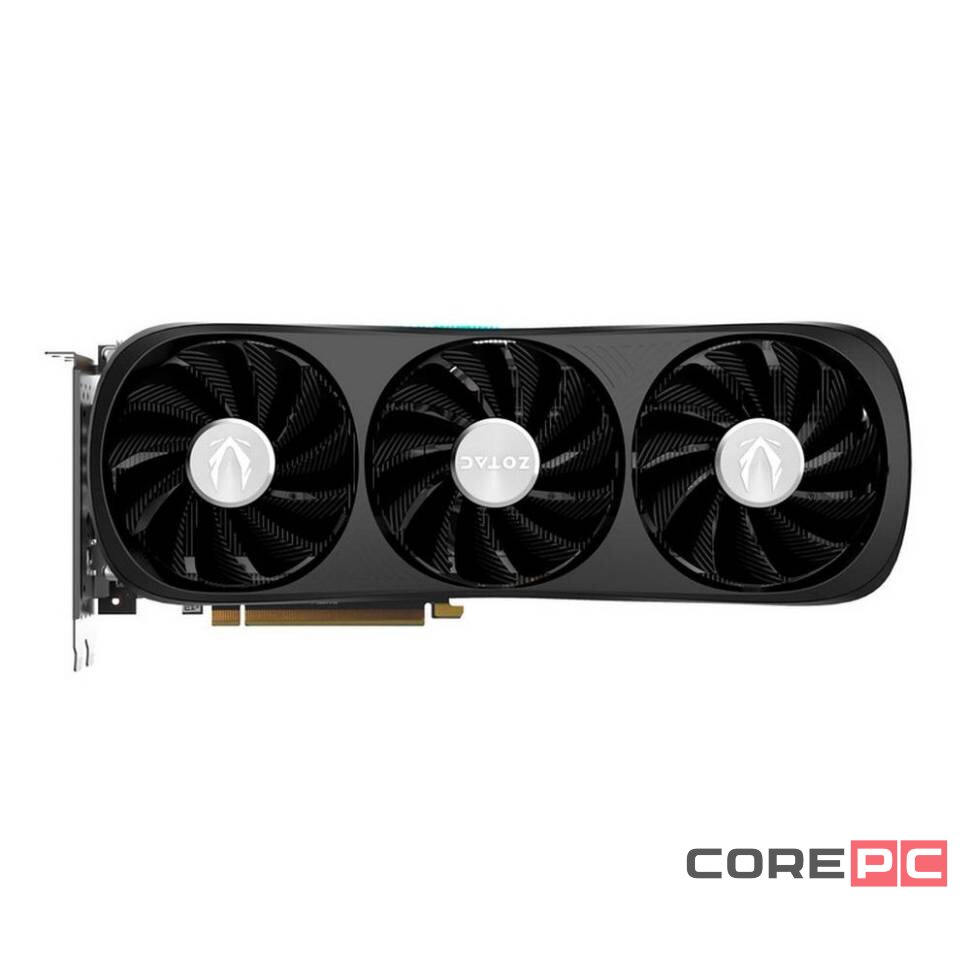 Видеокарта ZOTAC (ZT-D40720J-10P) GeForce RTX 4070 SUPER 12GB TRINITY ОС BLACK ED