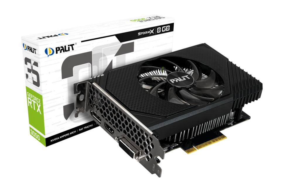 Видеокарта Palit (NE63050018P1-1070F) GeForce RTX 3050 8GB PA-RTX3050 STORMX