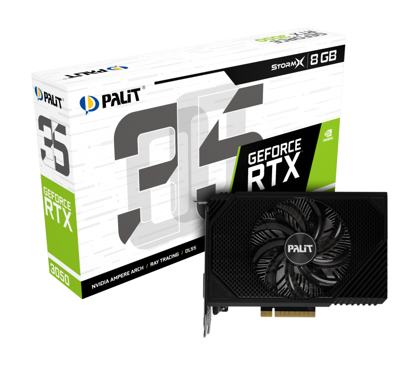 Видеокарта Palit (NE63050018P1-1070F) GeForce RTX 3050 8GB PA-RTX3050 STORMX