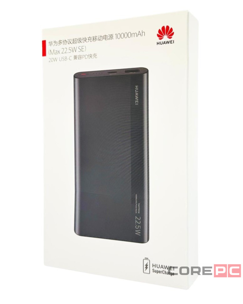 Powerbank Huawei P0008 10000mAh 1USB/1C 3A 22.5W черный