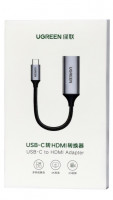 OTG Ugreen CM297 USB-C (папа) на HDMI (мама) серый