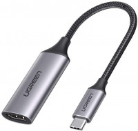 OTG Ugreen CM297 USB-C (папа) на HDMI (мама) серый
