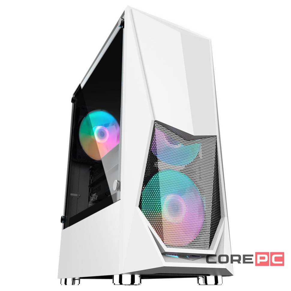 Компьютерный корпус 1STPLAYER DK-3 TG White (DK-3-WH-3G6)