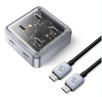 USB-С хаб Orico XHJ4C-G2 4USB-C серый