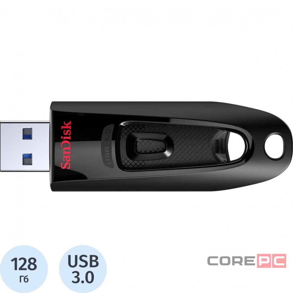 3.0 USB флеш накопитель SanDisk 128GB Ultra (SDCZ48-128G-U46)