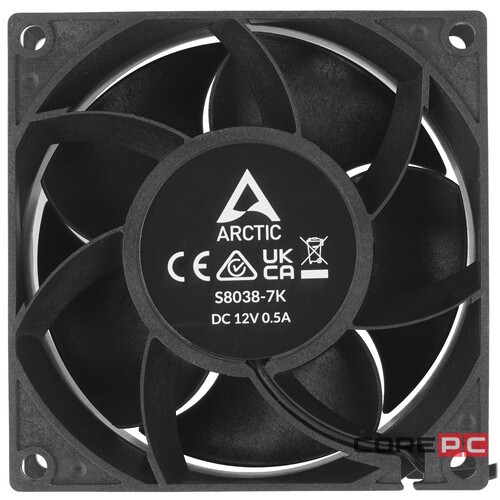 Вентилятор для корпуса Arctic cooling S8038-7K  ACFAN00288A PWM