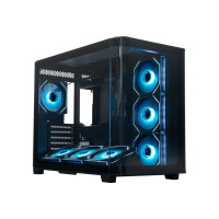 Компьютерный корпус XASTRA QR500 7ARGB-FM-C10-UC Curve Glass ARGB Black (QR500-7FM12A-C10-UC)