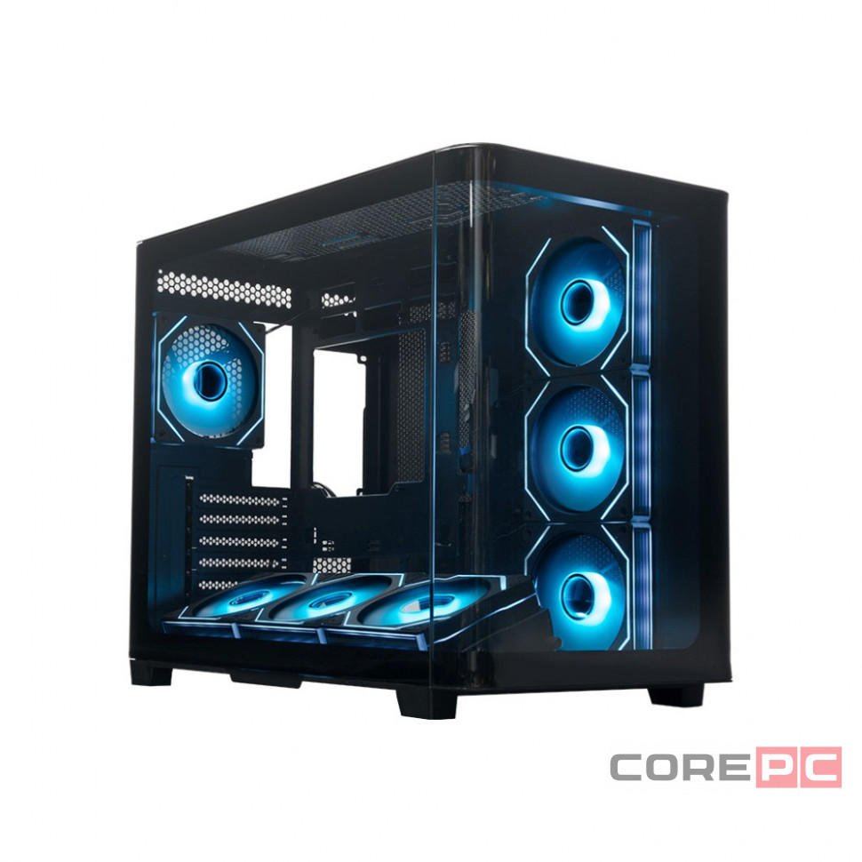 Компьютерный корпус XASTRA QR500 7ARGB-FM-C10-UC Curve Glass ARGB Black (QR500-7FM12A-C10-UC)