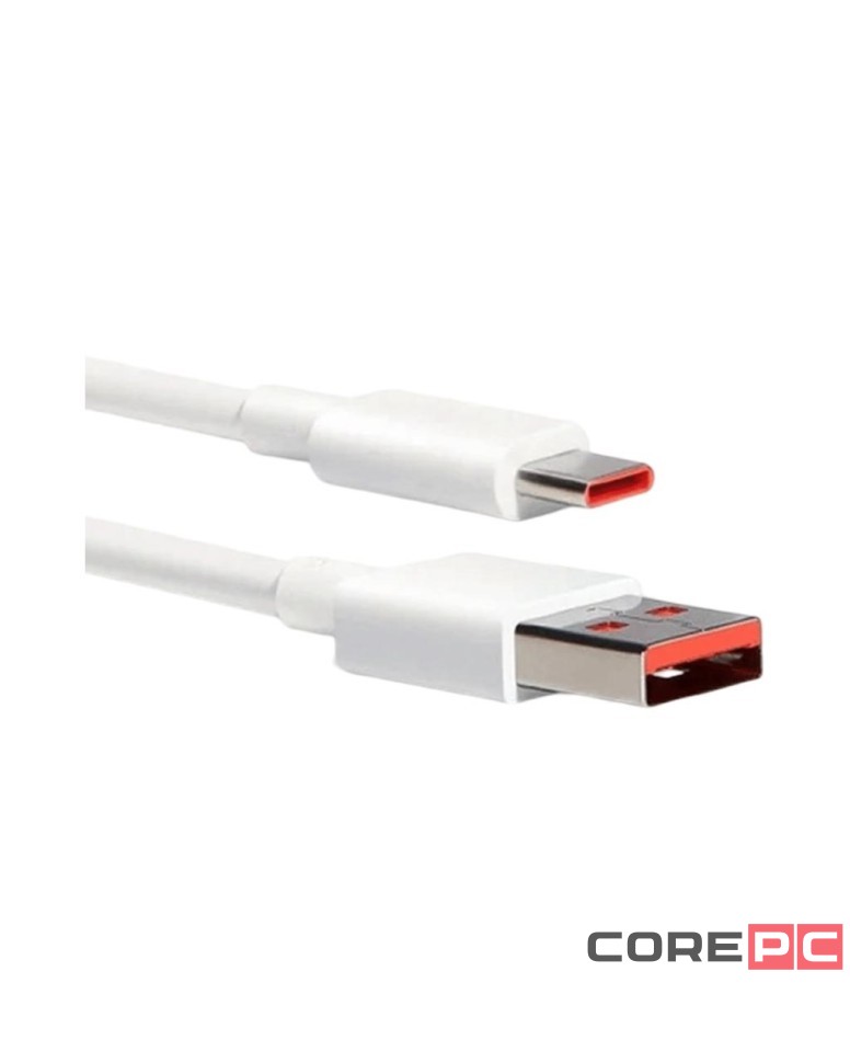 Usb Кабель-зарядка Xiaomi USB на Type-C 6A 1м BHR4915CN белый