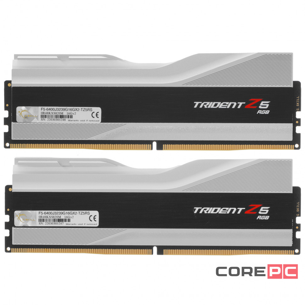 Оперативная память 32 Gb 6400 MHz G.Skill TRIDENT Z5 RGB (F5-6400J3239G16GX2-TZ5RS)