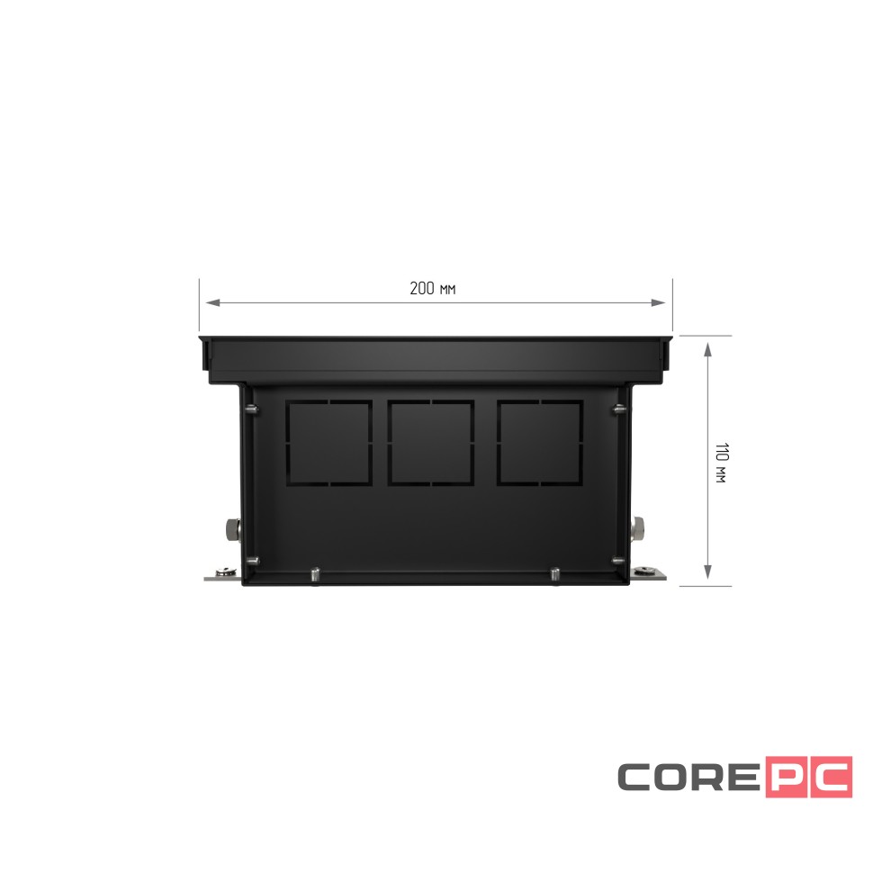 Конвектор внутрипольный Royal Thermo ATRIUM-110/200/2400-DG-U-NA