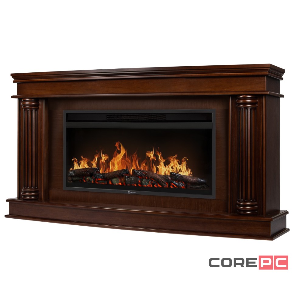 Каминокомплект: Очаг Electrolux EFP/P-3620LS, портал Olympia 42/40/36, канадский дуб