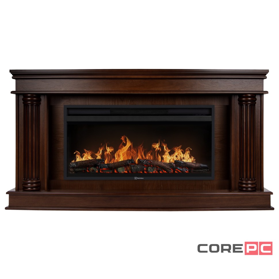 Каминокомплект: Очаг Electrolux EFP/P-3620LS, портал Olympia 42/40/36, канадский дуб