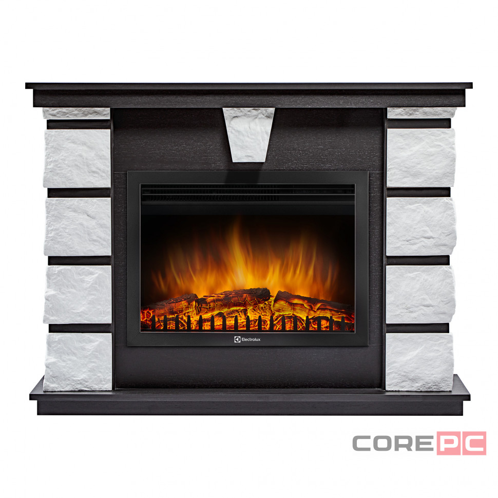 Портал Firelight Excalibur 25 камень белый, шпон венге