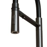 Смеситель для кухни MIXLINE МЛНС-0401Г/MLSS-0401BL черный, рычажное управление, цвет черный графит