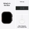 Apple Watch Ultra 2 (2024) 49mm Black Titanium Case with Black Trail Loop (S/M)