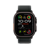 Apple Watch Ultra 2 (2024) 49mm Black Titanium Case with Black Trail Loop (S/M)