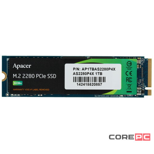 Твердотельный накопитель Apacer 1000 Gb (AP1TBAS2280P4X-1)