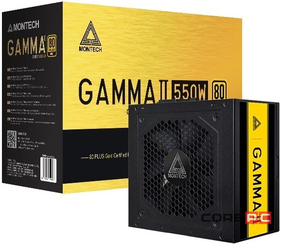 Блок питания Montech 550W GAMMA II Black (GAMMA550)