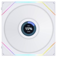 Вентилятор для корпуса Lian Li UNI FAN TL LCD 140 Reverse 14RTLLCD1W ARGB White (G99.14RTLLCD1W.R0)