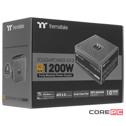 Блок питания Thermaltake 1200W TOUGHPOWER GF3 PS-TPD-1200FNFAGE-4 16 Pin (PCIe 5.0 Connector Cable Details)