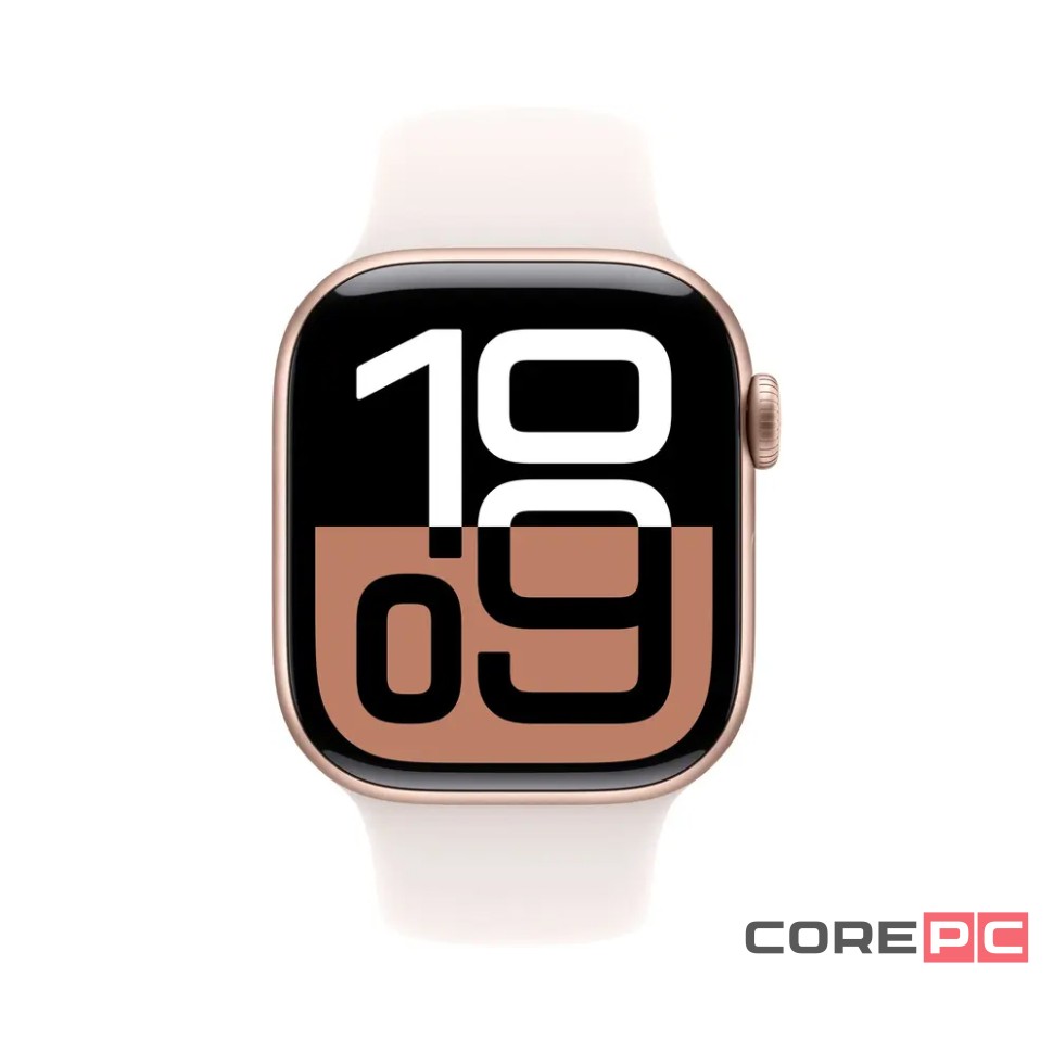 Apple Watch Series 10 42mm Rose Gold Aluminum Case with Light Blush Sport Band (M/L)