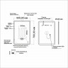 Зеркало MIXLINE Турин-2 500х700 (ШВ) бесконтактный сенсор, светодиодная подсветка+подогрев