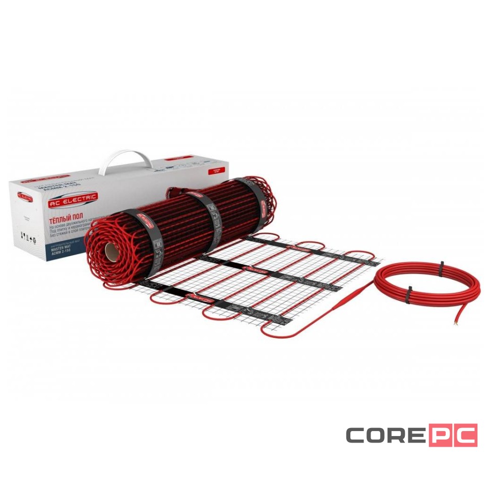 Мат нагревательный AC ELECTRIC ACMM 2-150-9 (комплект теплого пола)