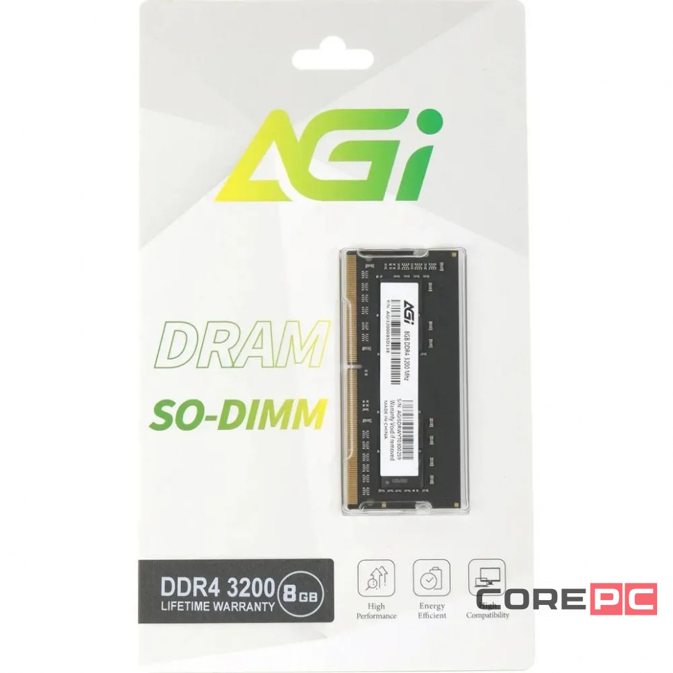 Оперативная память 8 Gb 3200 MHz AGI (AGI320008SD138-ST)
