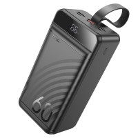 Powerbank Hoco J123C Element 60000mAh 3USB/1C черный
