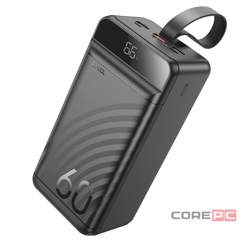 Powerbank Hoco J123C Element 60000mAh 3USB/1C черный