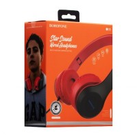 Стереонаушники Полноразмерные Borofone BO5 Star sound 1.2м красные