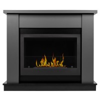 Каминокомплект: Биокамин Firelight BFP/P-2520, портал Canto 25 графит