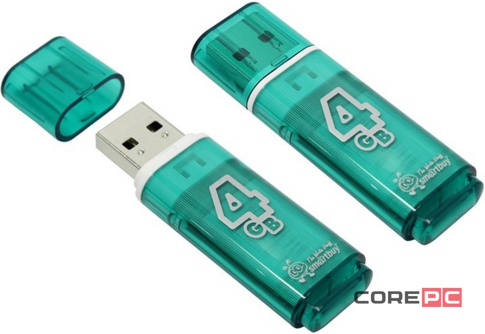USB флеш накопитель Smartbuy 4GB Glossy Green (SB4GBGS-G)