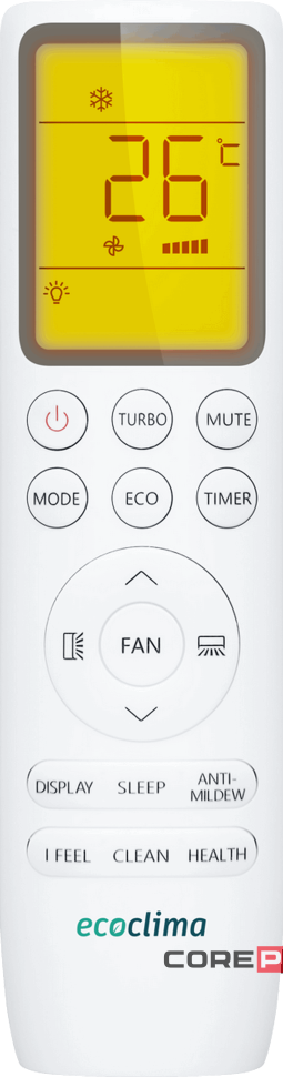 Настенная сплит-система Ecoclima ECW/I-TC09/AA-4R2 + EC/I-TC09/A-4R2, белый