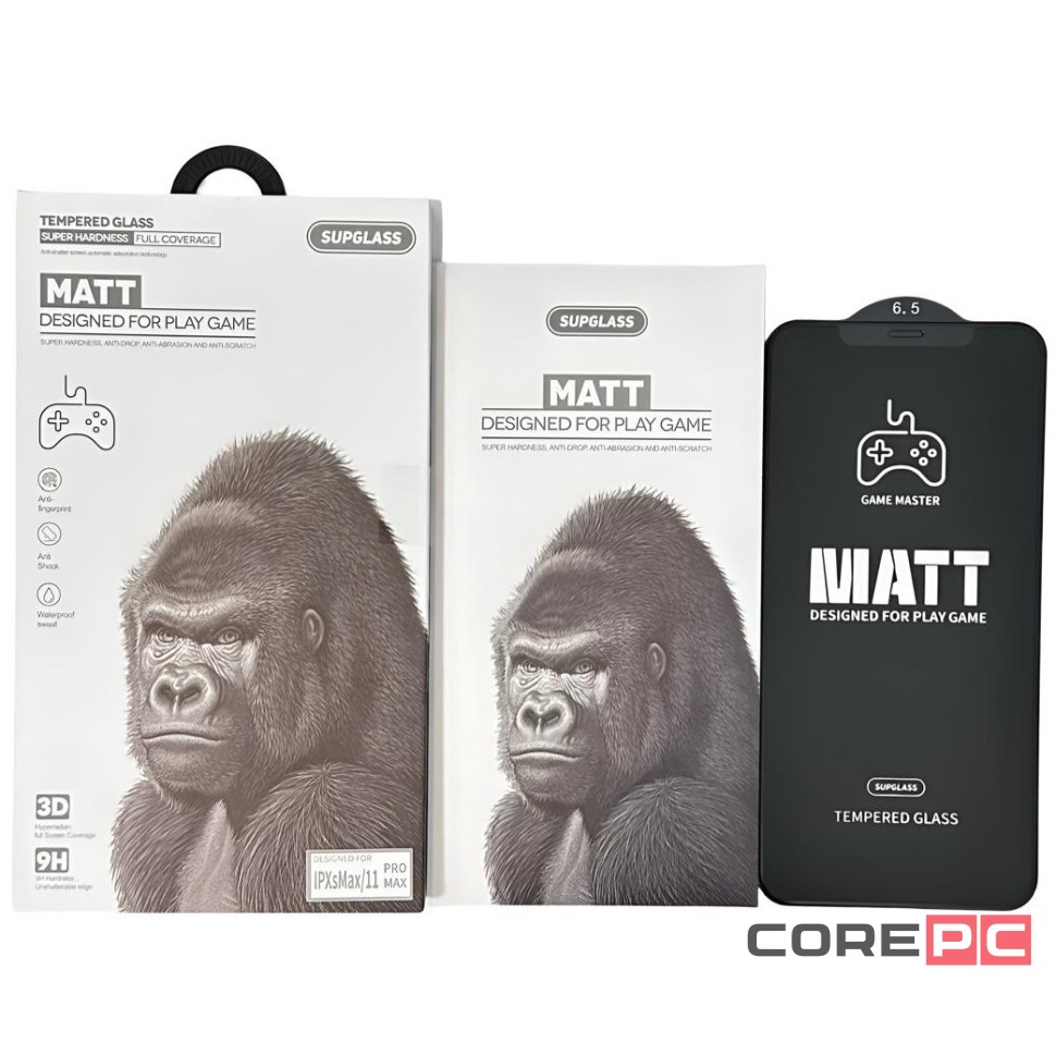 Защитное стекло матовое для i-Phone XSmax/11 Pro Max Supglass XC-13 3D