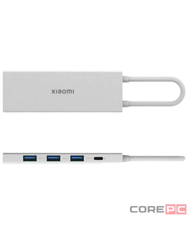 USB-хаб Xiaomi Type-C 5в1 3USB/1USB-C/HDMI XMDS05YM белый